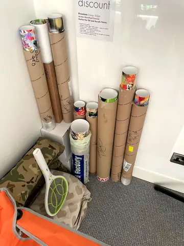 Postal tubes, behind the scenes with Mark Staples